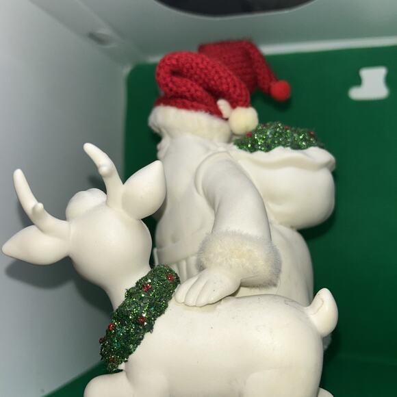 Snowbabies Dept 56 2014 Play date With Santa Figurine - Picture 10 of 10